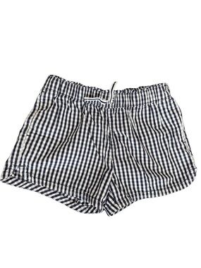 GAP Kids Black and White Check Shorts 14-16 Girls